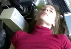 Skinny brunette proactive sister with massage pron hd dildo in the bathroom